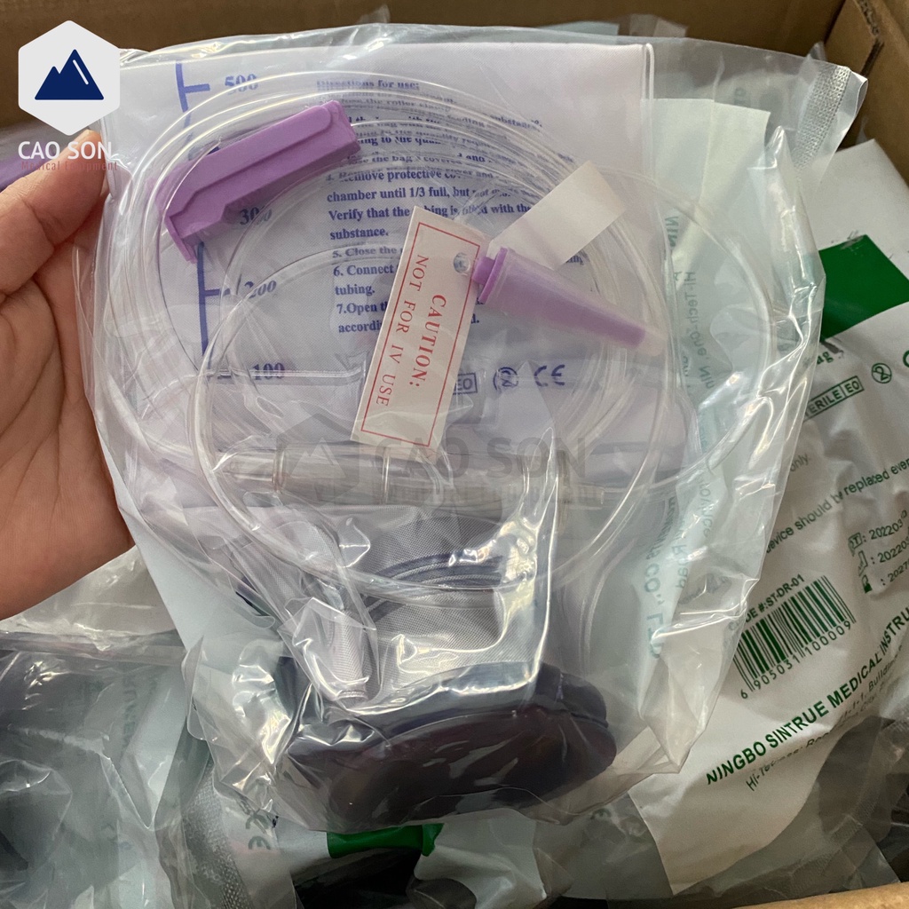 Túi cho ăn, túi truyền súc ruột Enema, túi thải độc đại tràng 1200ml