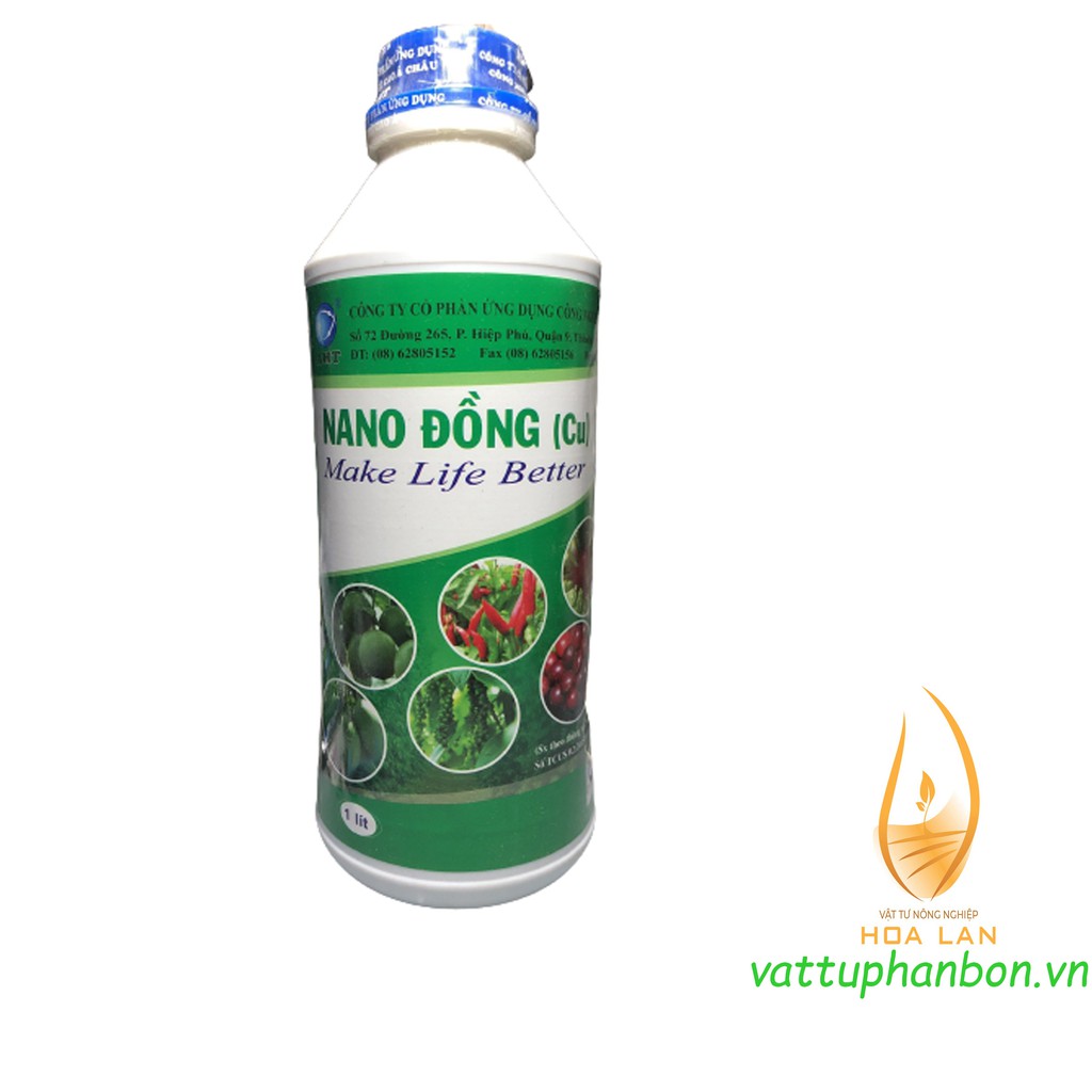 Phân Bón Vi Lượng Nano Đồng (Cu) AHT 1 lít - #P074