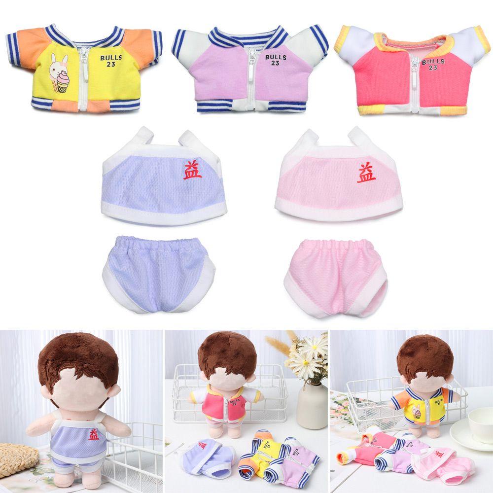 Bộ Quần Yếm + Váy Thời Trang Cho Búp Bê 20cm