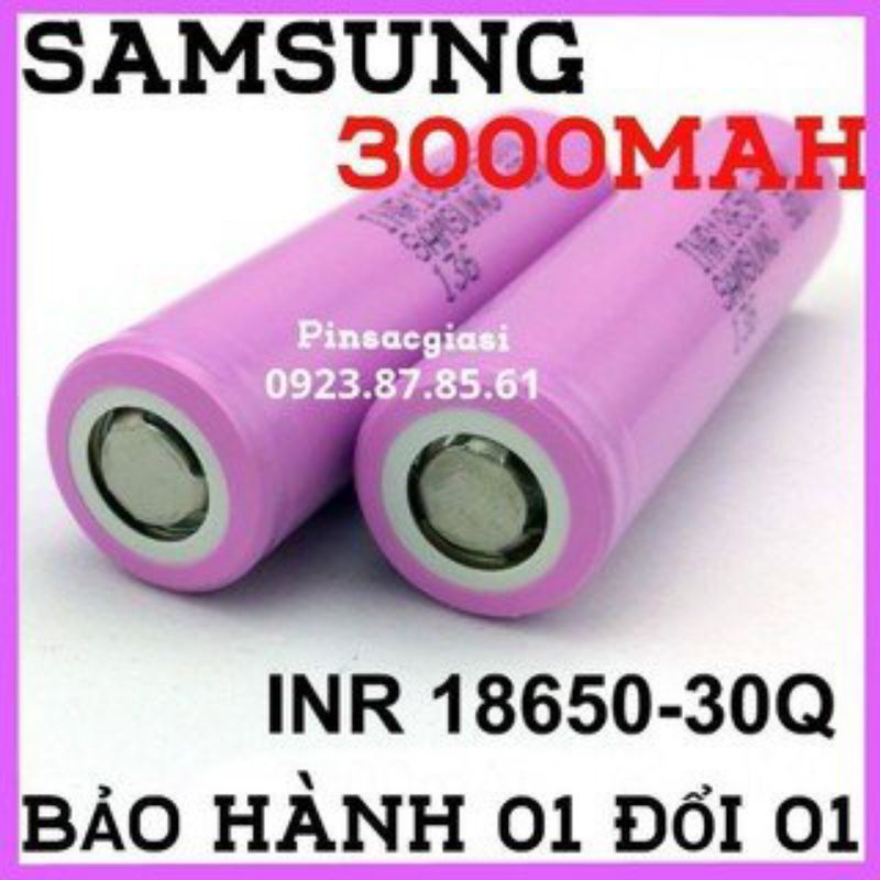 Pin 18650 Samsung INR 3000mah 30Q Chính Hãng