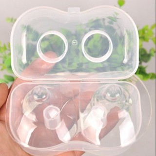 Set 2 núm trợ ti Silicon siêu mềm cho mẹ