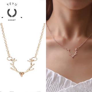 Dây Chuyền Mặt Hình Sừng Nai Thời Trang