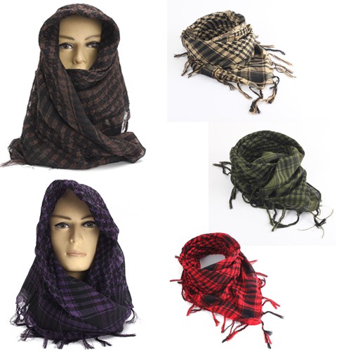Khăn Choàng Cổ In Chữ Shemagh KeffIyeh