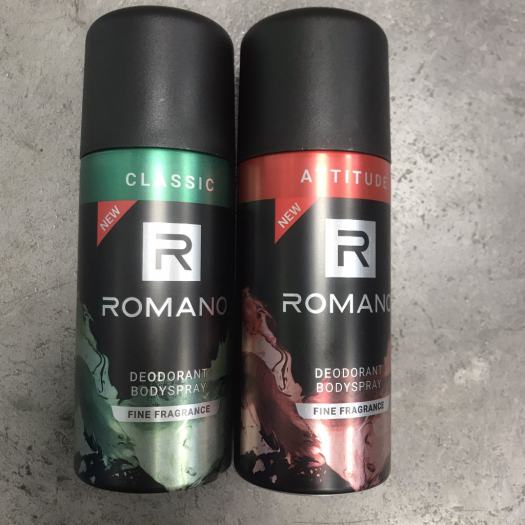 Xịt khử mùi nước hoa nam Romano Classic/ Attitude 150mlSịt nách nam