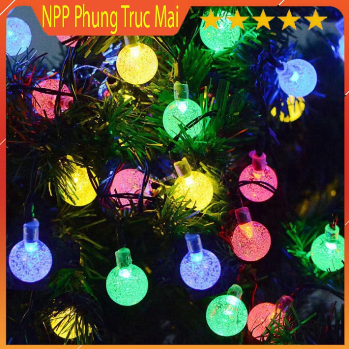 Đèn led bi bọt nước đèn nhấp nháy trang trí giáng sinh, tết - Dây đèn led loại 9M ánh sáng vàng và đổi màu