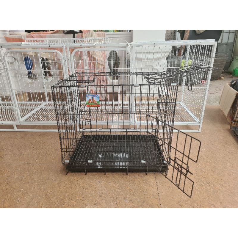 Chuồng chó mèo sơn tĩnh điện tặng kèm khay