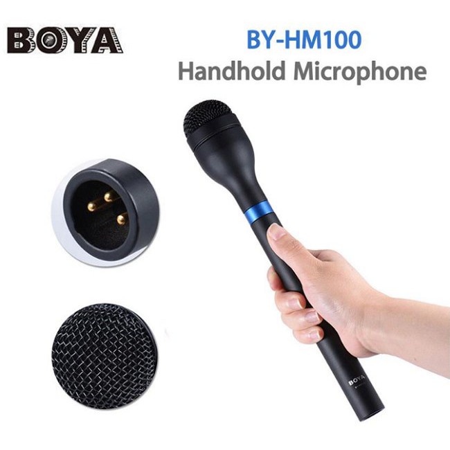 [Mã ELHACE giảm 4% đơn 300K] Micro thu âm phỏng vấn BOYA BY-HM100