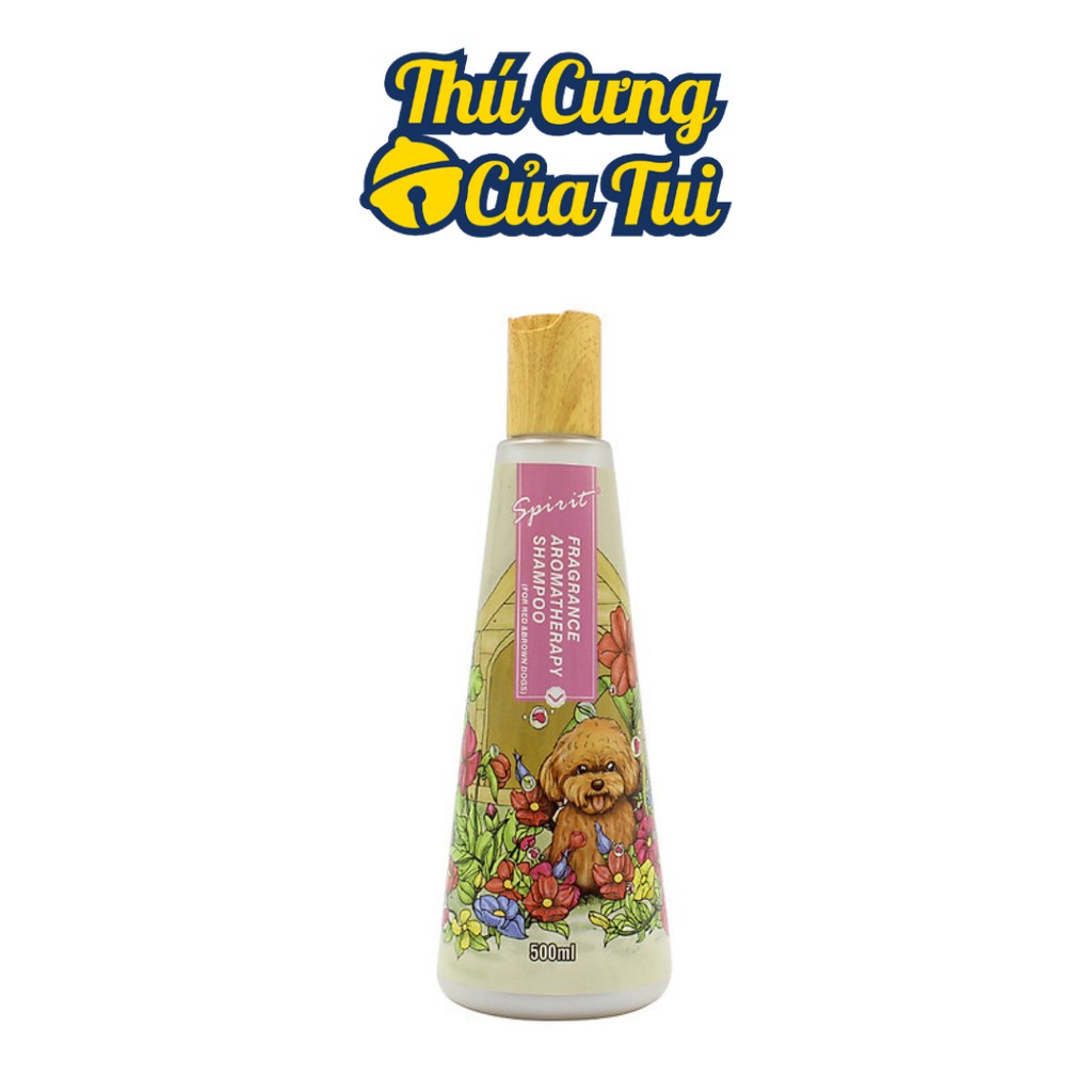 Sữa Tắm Nước Hoa Spirit Aromatherapy Shampoo Lưu Hương Dài Lâu Cải Thiện Màu Lông 500ml -Thú Cưng Của Tui