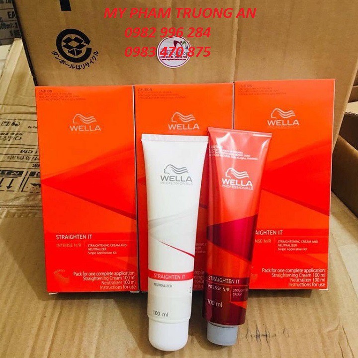 THUỐC DUỖI TÓC SUÔN MƯỢT WELLA DẠNG GEL 100MLx2