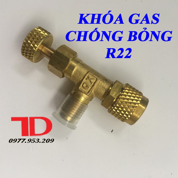 Van khóa gas chống bỏng R22