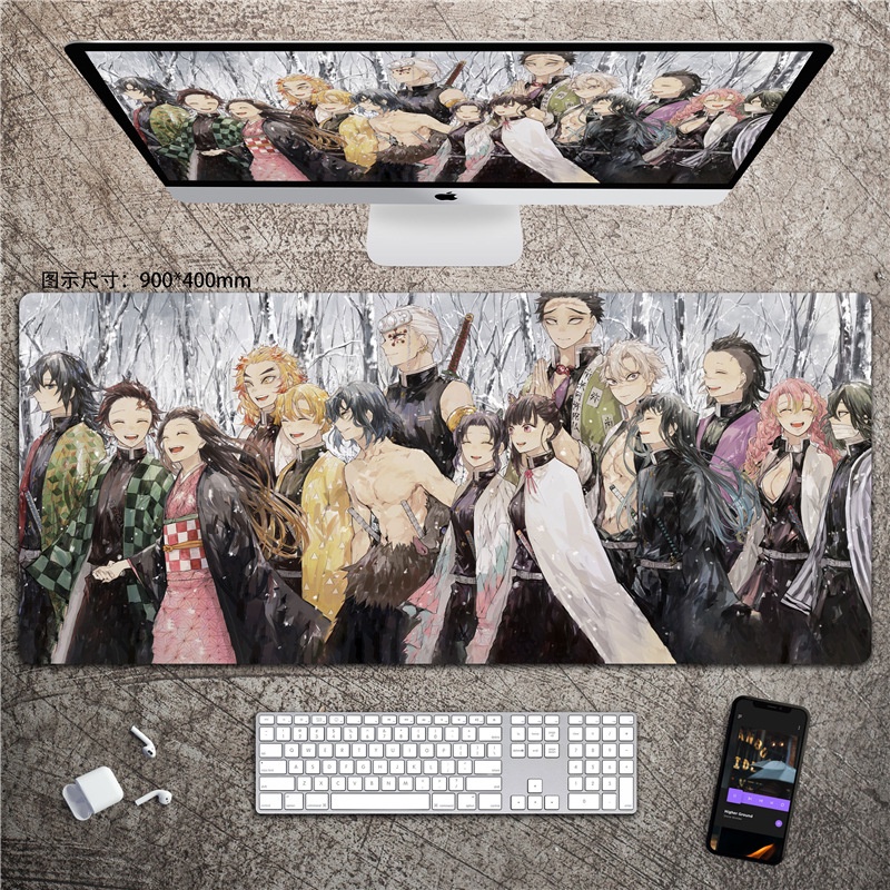 Lót Chuột Cỡ Lớn Anime Cao Cấp ( In Siêu Nét Chất Lượng Tấm Mouse Pad Siêu Dày Chơi Game 90x40 80x30 70x30 ... )