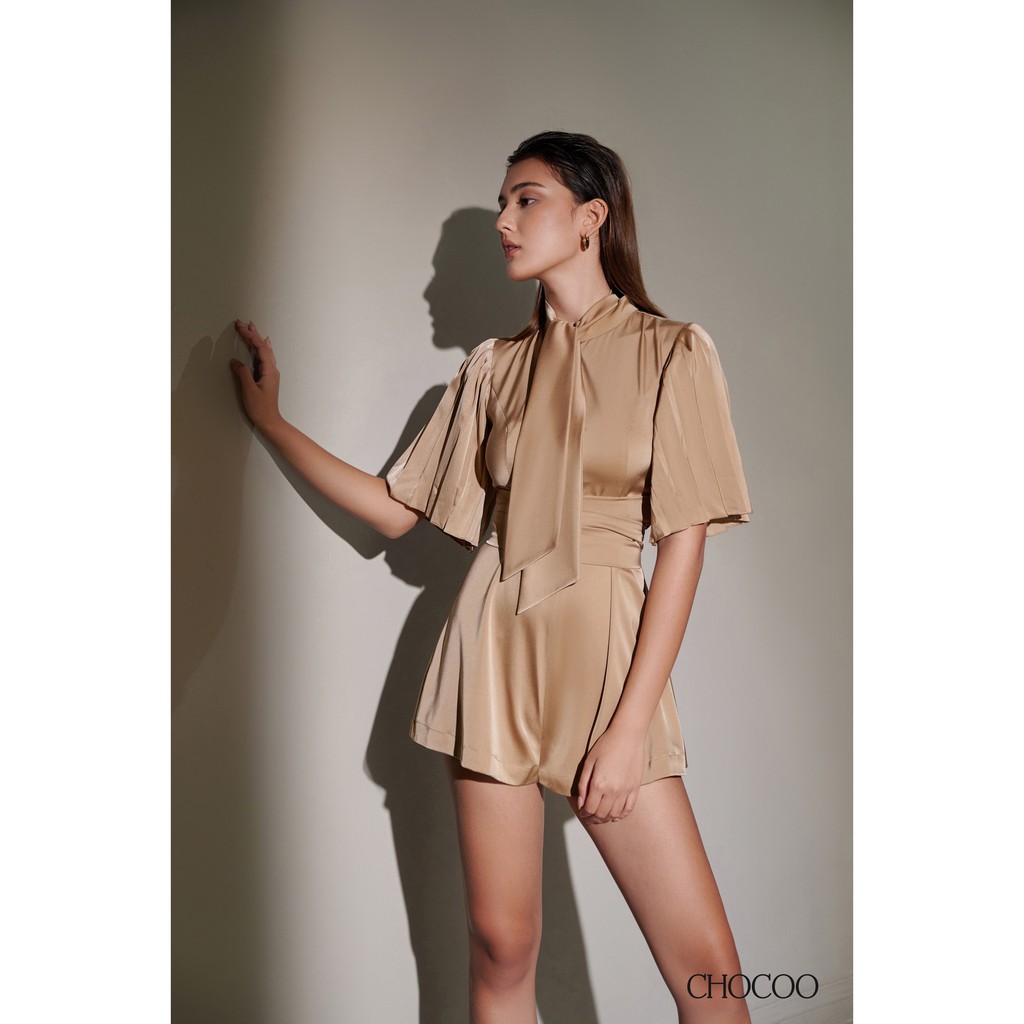 CHOCOO- Jump Kiểu Thời Trang Cao Cấp Màu Nude Thời Thượng- STASIA SHORT JUMP