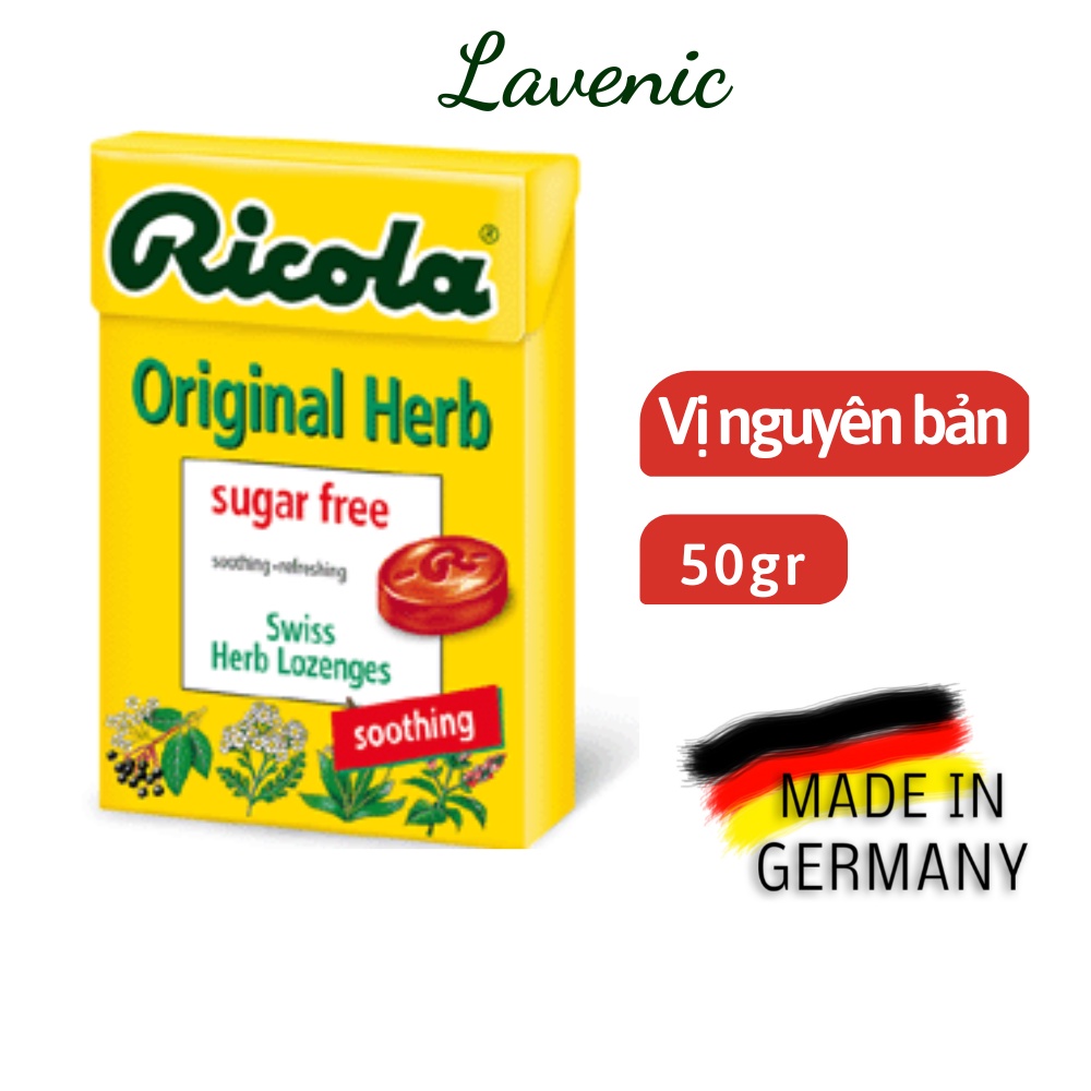 Kẹo ngậm ho thảo mộc Ricola 250g, Hàng Đức - Shop Lavenic