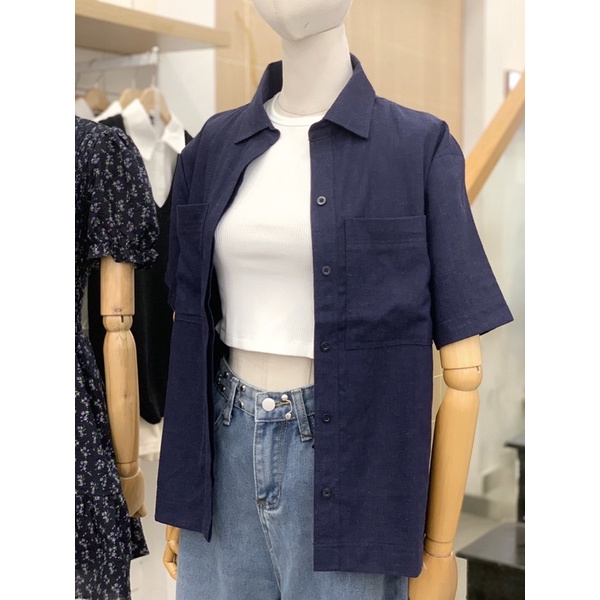 Sibling House - Áo sơ mi tay ngắn 2 túi Joy shirt | BigBuy360 - bigbuy360.vn