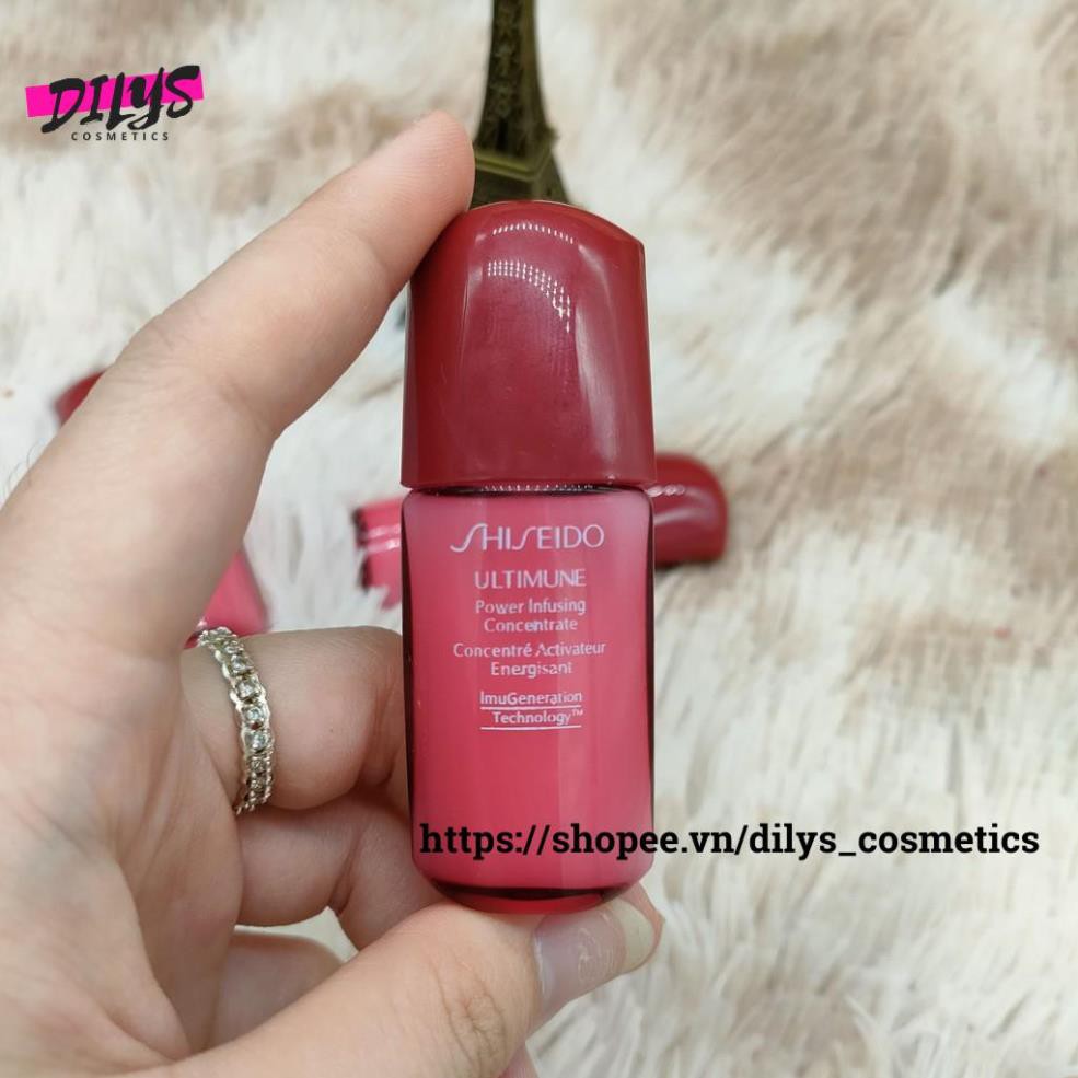 Tinh Chất Dưỡng Da Shiseido Ultimune Power Infusing Concentrate 10ml - bảo vệ làn da khỏe mạnh rạng rỡ