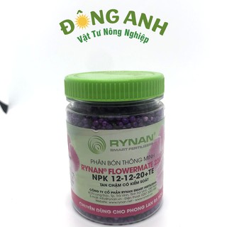 PHÂN TAN CHẬM THÔNG MINH RYNAN FLOWERMATE 220(NPK 12-12-20+TE (150g)