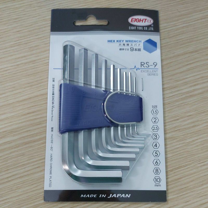 Bộ lục giác EIGHT RS-9 Excellent Series 1.5-10mm (Made in Japan)