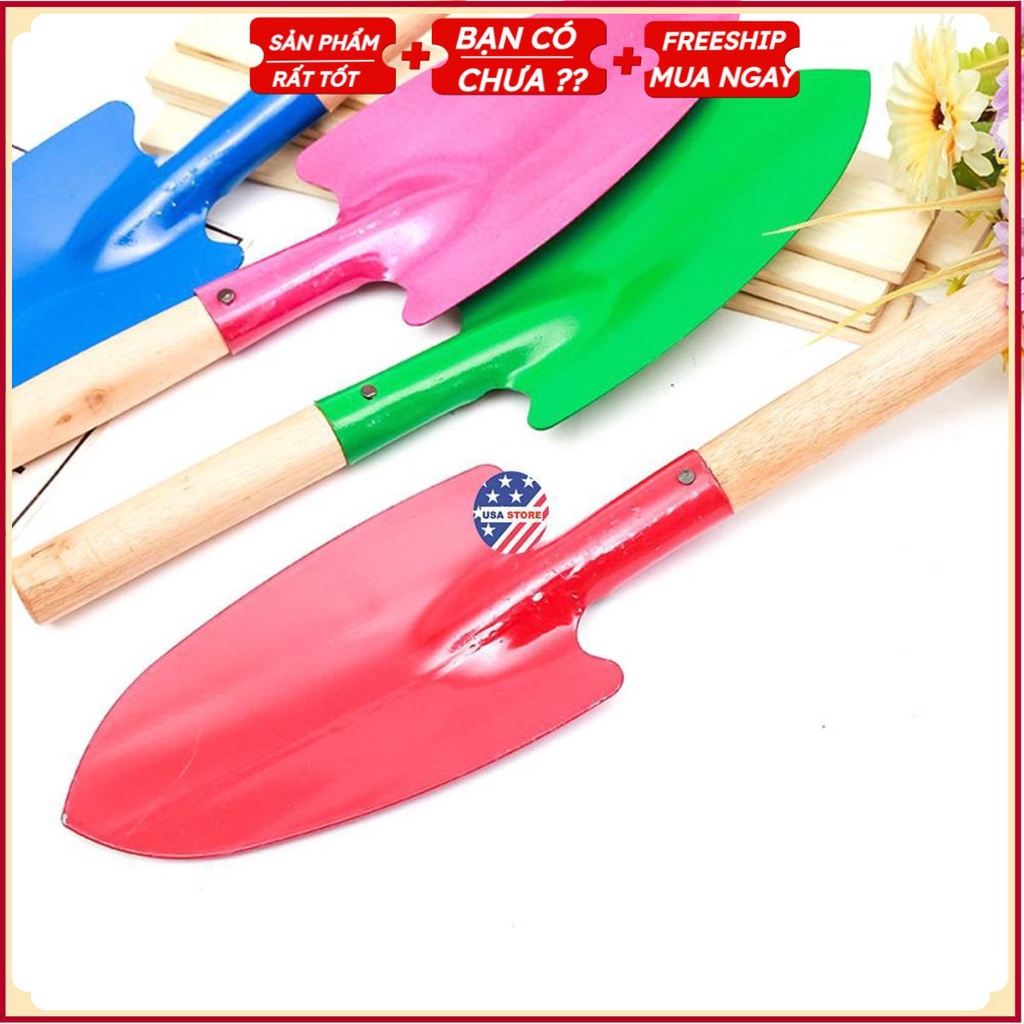 Chuyên Sỉ Xẻng Trồng Cây - Xẻng Xúc Đào Đất Size 26CM NHIỀU MÀU G1