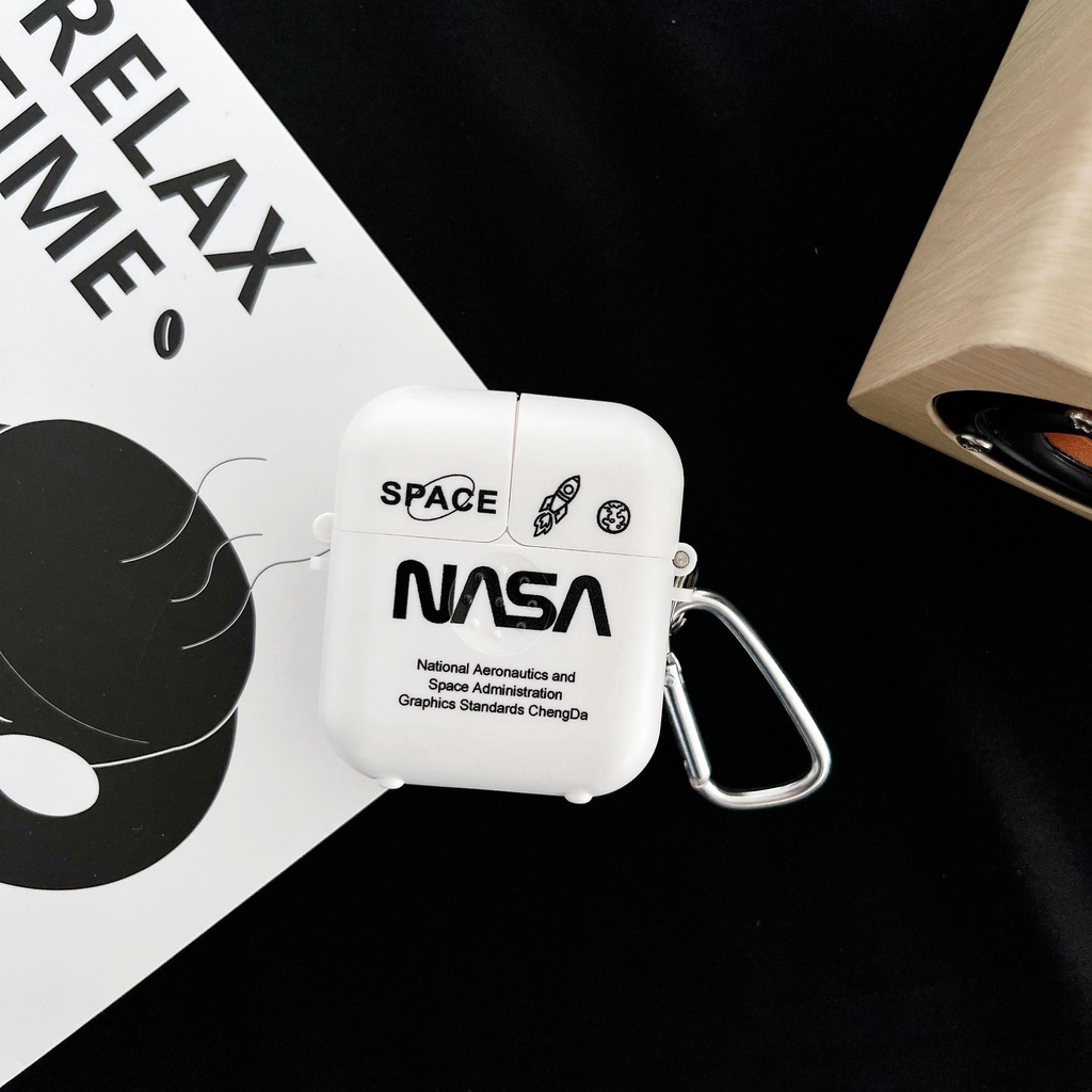 NASA Vỏ Bảo Vệ Hộp Sạc Tai Nghe AirPods3gen 2021 AirPods3 AirPodsPro Airpods2 Ốp