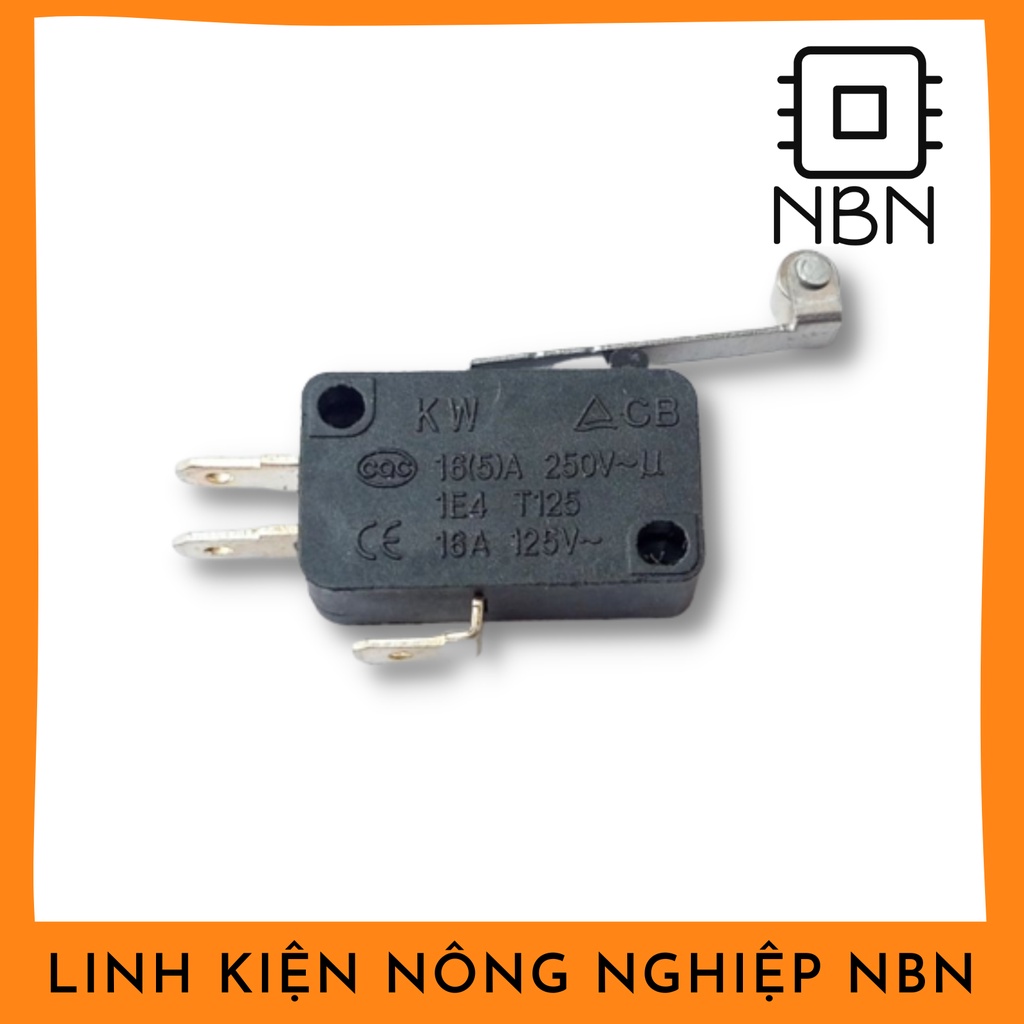 Công tắc hành trình 💥KW7 T125 💥16A-250V có bánh xe
