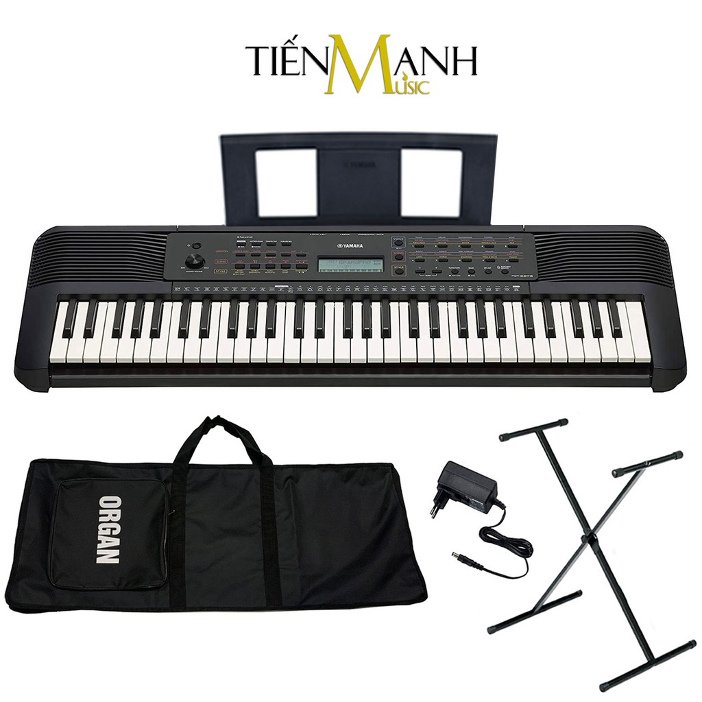 Bộ Đàn Organ Yamaha PSR-E273 - Đàn, Chân, Bao, Nguồn Keyboard PSR E273 Chính Hãng - Có tem chống hàng giả Bộ CA