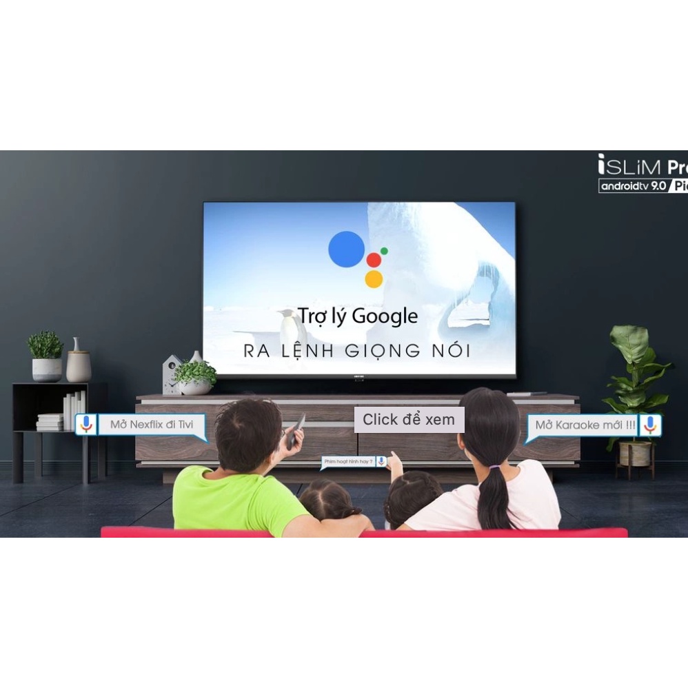 [Mã ELHAMS5 giảm 6% đơn 300K] Smart TV iSLIM PRO 43”- 43S51 (Android 9.0 Pie)