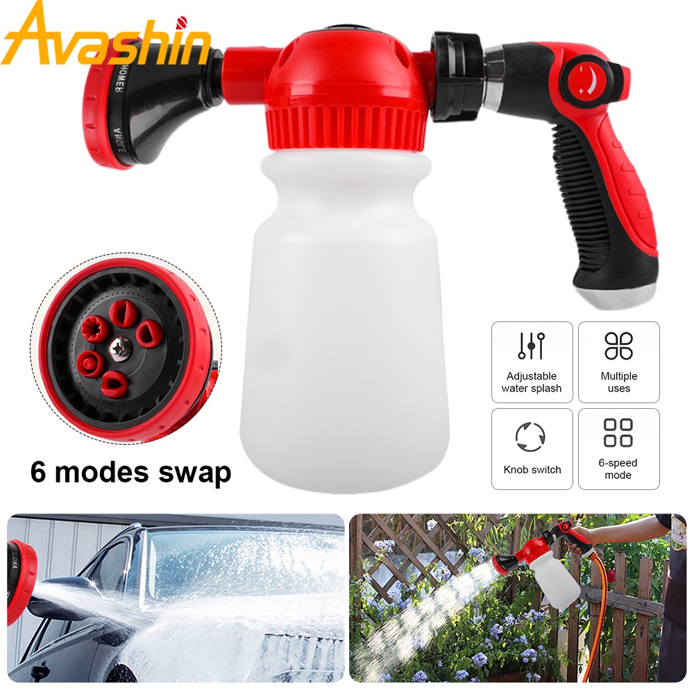 Súng Xịt Bọt Tuyết Áp Suất Cao Rửa Xe Hơi Áp Suất Cao Đa Năng