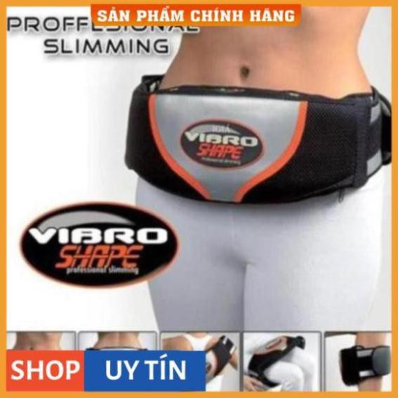 Đai bụng Massage rung mạnh giảm mỡ Vibro Shape_Tặng Túi Thể Thao Đựng Đai