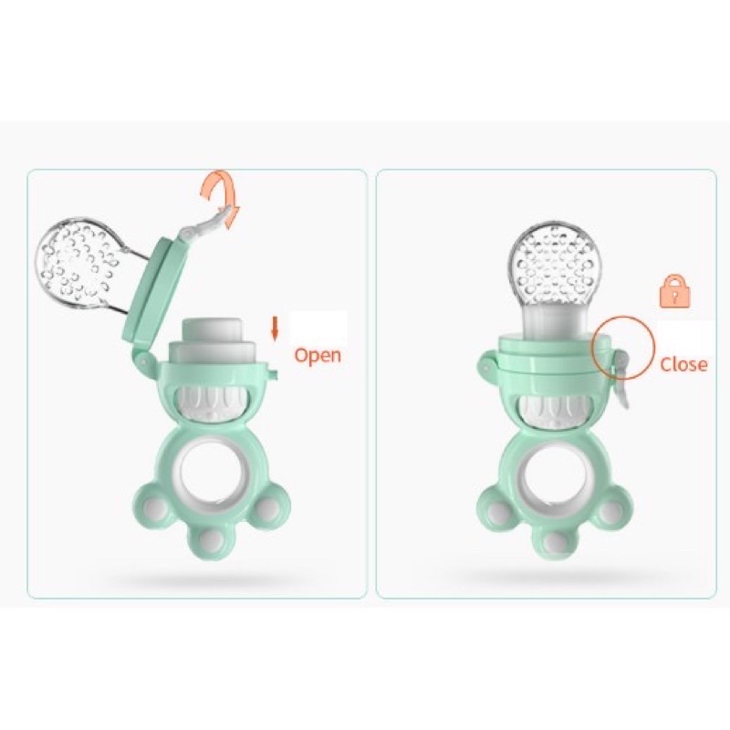 (Chính hãng) Túi Nhai Ăn Dặm, Tập Nhai Cho Bé Misuta Cao Cấp (3 Núm 3 Size)