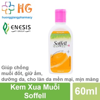 {✅ Chính hãng } Kem Xua Muỗi Soffell ( 60ml )
