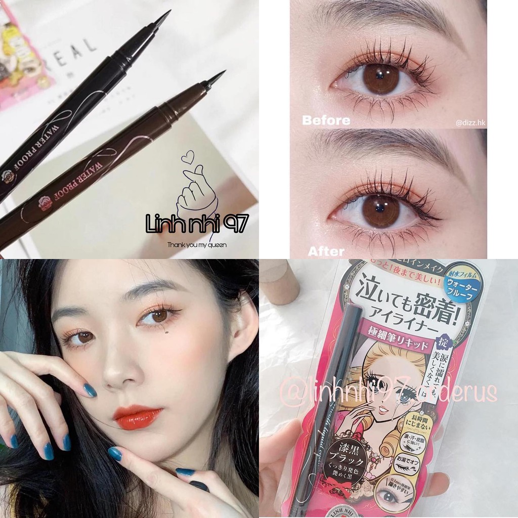 Kẻ mắt dạ Kiss Me Heroine Make Bold Line Eyeliner