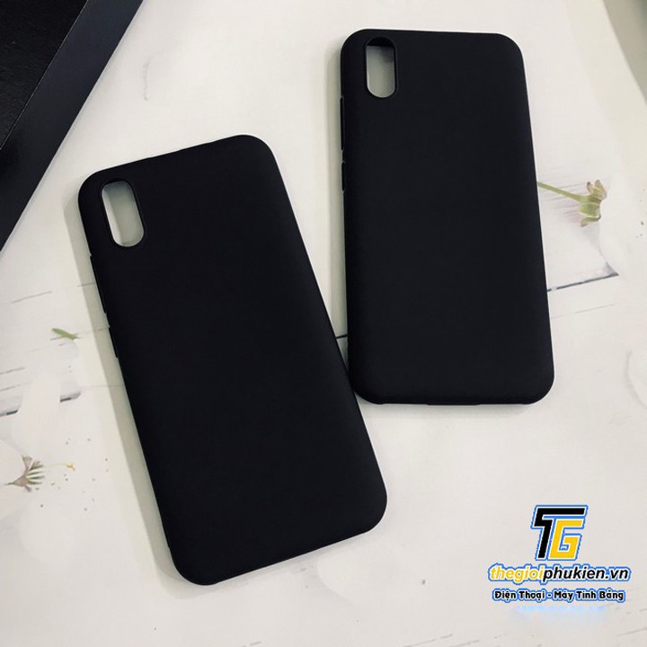 Ốp lưng Vsmart Bee 3 silicon dẻo màu đen, Không ố vàng cao cấp