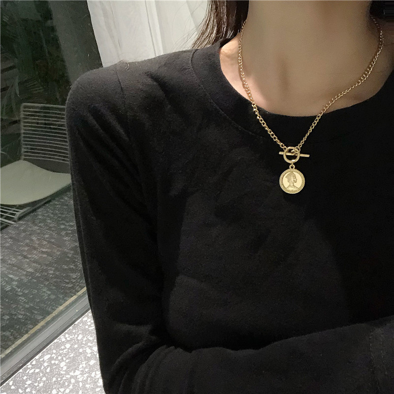 Dây Chuyền Mặt Đồng Xu Phong Cách Cổ Điển