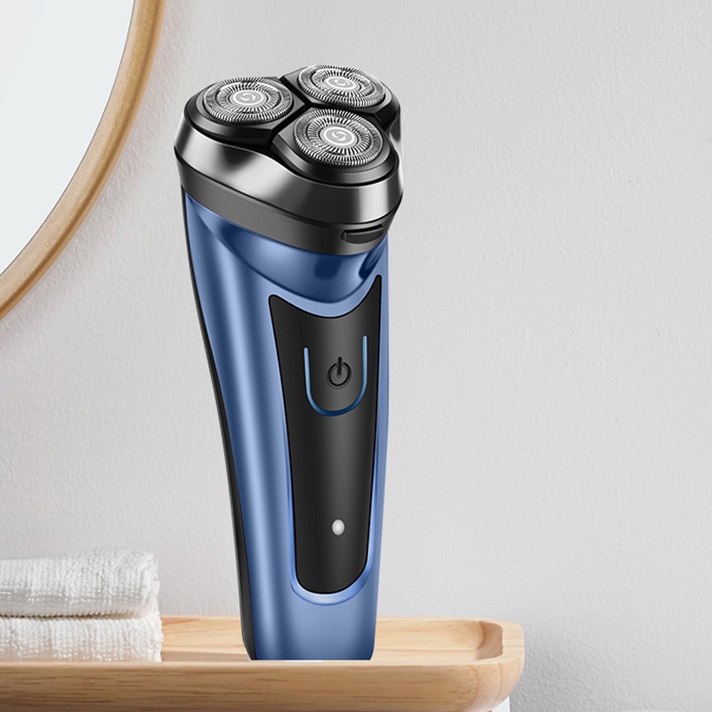[KÈM 3 LƯỠI] Máy Cạo Râu 318 Lưỡi Nổi 4D Siêu Bén, Tích Hợp Sạc Điện, Chông Nước IPX7 Dễ Dàng Vệ Sinh - Hàng Loại 1