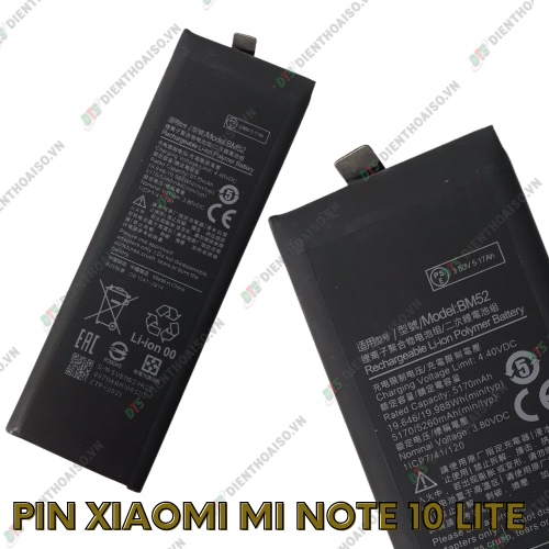 pin xiaomi mi note 10 lite