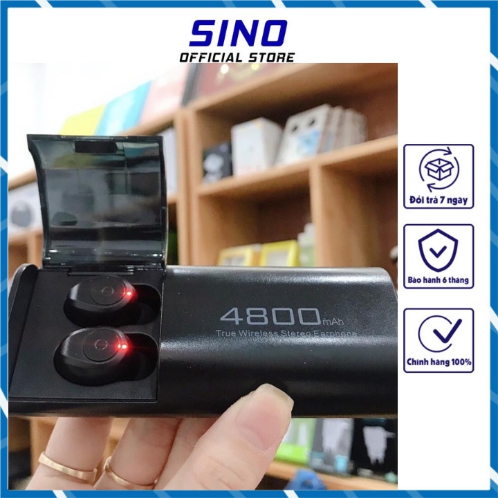 Tai nghe bluetooth gaming s11 không dây kèm sạc dự phòng flashback S11 SINO