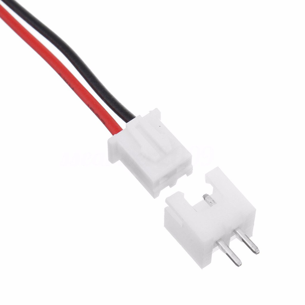 Bộ 10 Phích Cắm Mini 2 Chấu Micro Jst Xh2.54Mm 24awg