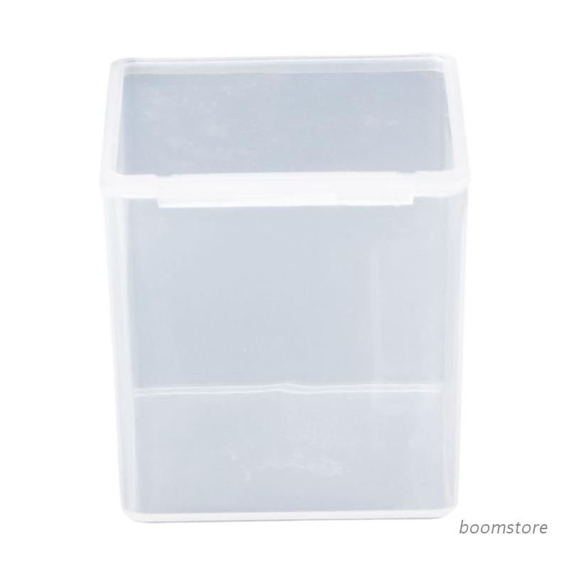 Boom Hộp Nhựa Trong Suốt Hình Vuông Nhỏ Đựng Đồ Trang Sức Thủ Công