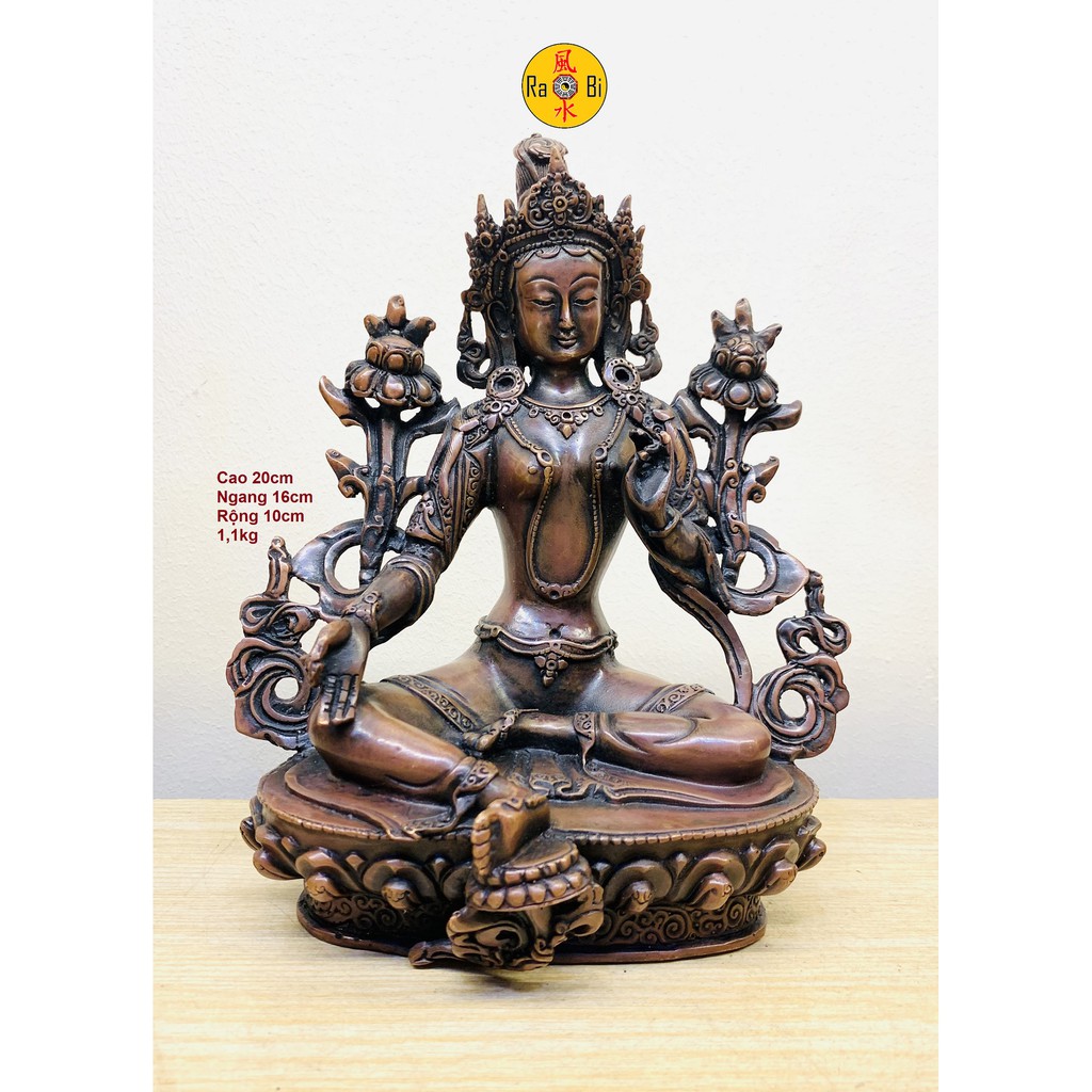 Lục Độ Phật Mẫu Tara Mật Tông - Tượng Đồng Thờ Cúng Cao Cấp