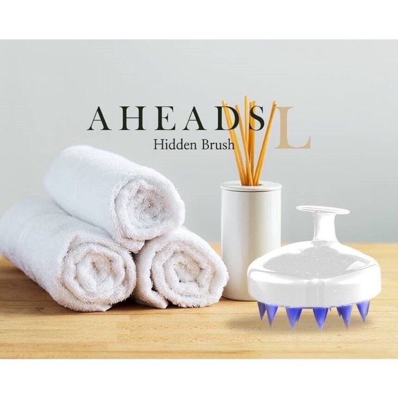 Lược gội đầu massage L Hidden Brush  Aheads Hàn Quốc