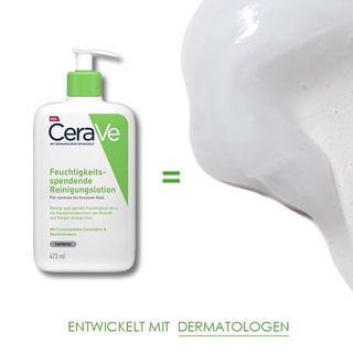 Sữa rửa mặt cerave cho da khô đến da thường hơi nhạy cảm 236ml nội địa đức