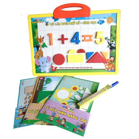 (Hàng VN) Bảng Nam Châm Antona Giúp Bé Học Số Và Hình Học FC KIDS - Món quà cho bé, hạnh phúc ba mẹ! FC KIDS