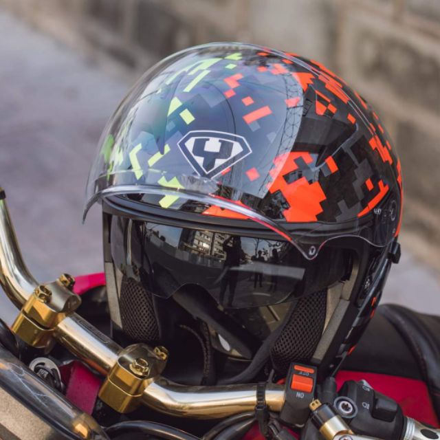 Mũ bảo hiểm 3/4 yohe 878