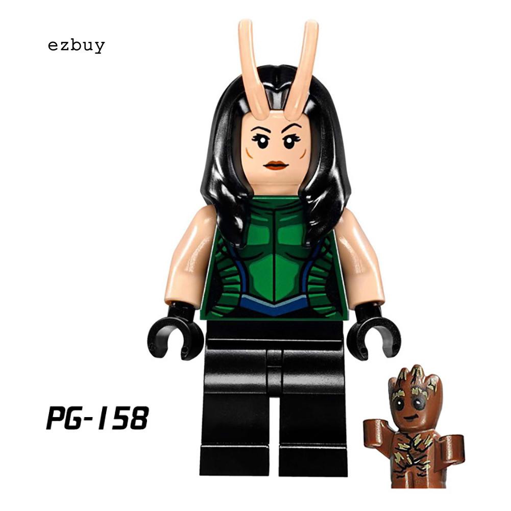 Set 8 mô hình lắp ráp kiểu các nhân vật trong phim Guardians of the Galaxy cỡ 8inch