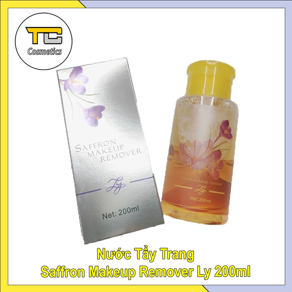 Nước Tẩy trang Saffron Makeup Remover Ly 200ml