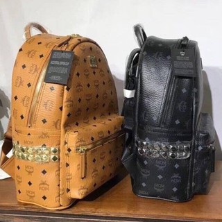 Ba Lô M.C.M đinh tán, Size 30, Da cao cấp