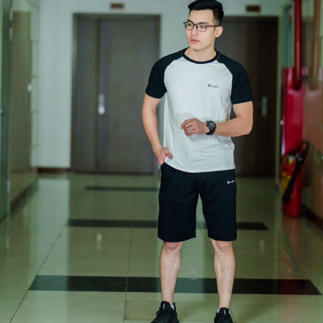 Bộ Đồ Thể Thao Trơn Cho Nam Chất Cotton Siêu Mịn
