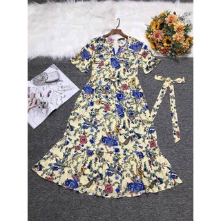Đầm maxi tơ hoa size M,L,XL giá 190K