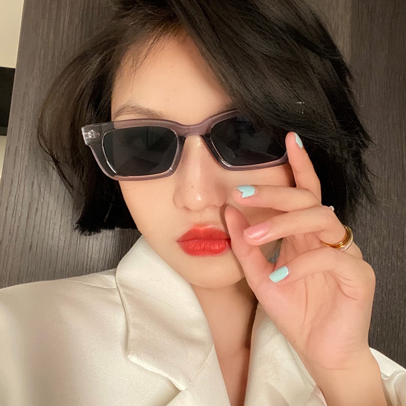 Kính Mát Hình Chữ Nhật Chống Tia UV400 Phong Cách Cổ Điển Dành Cho Cả Nam Và Nữ