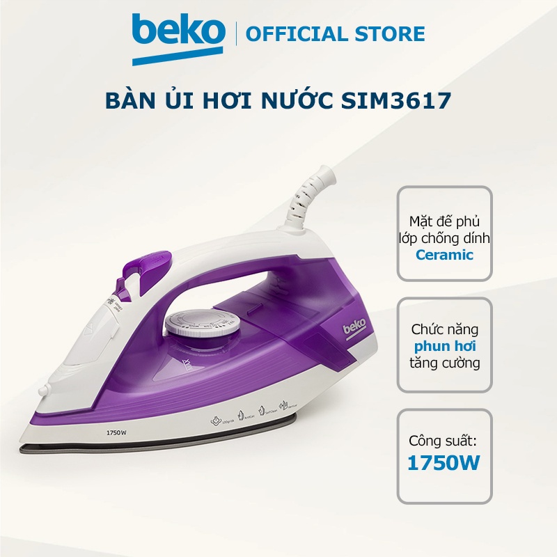 Bàn ủi hơi nước BEKO SIM3617